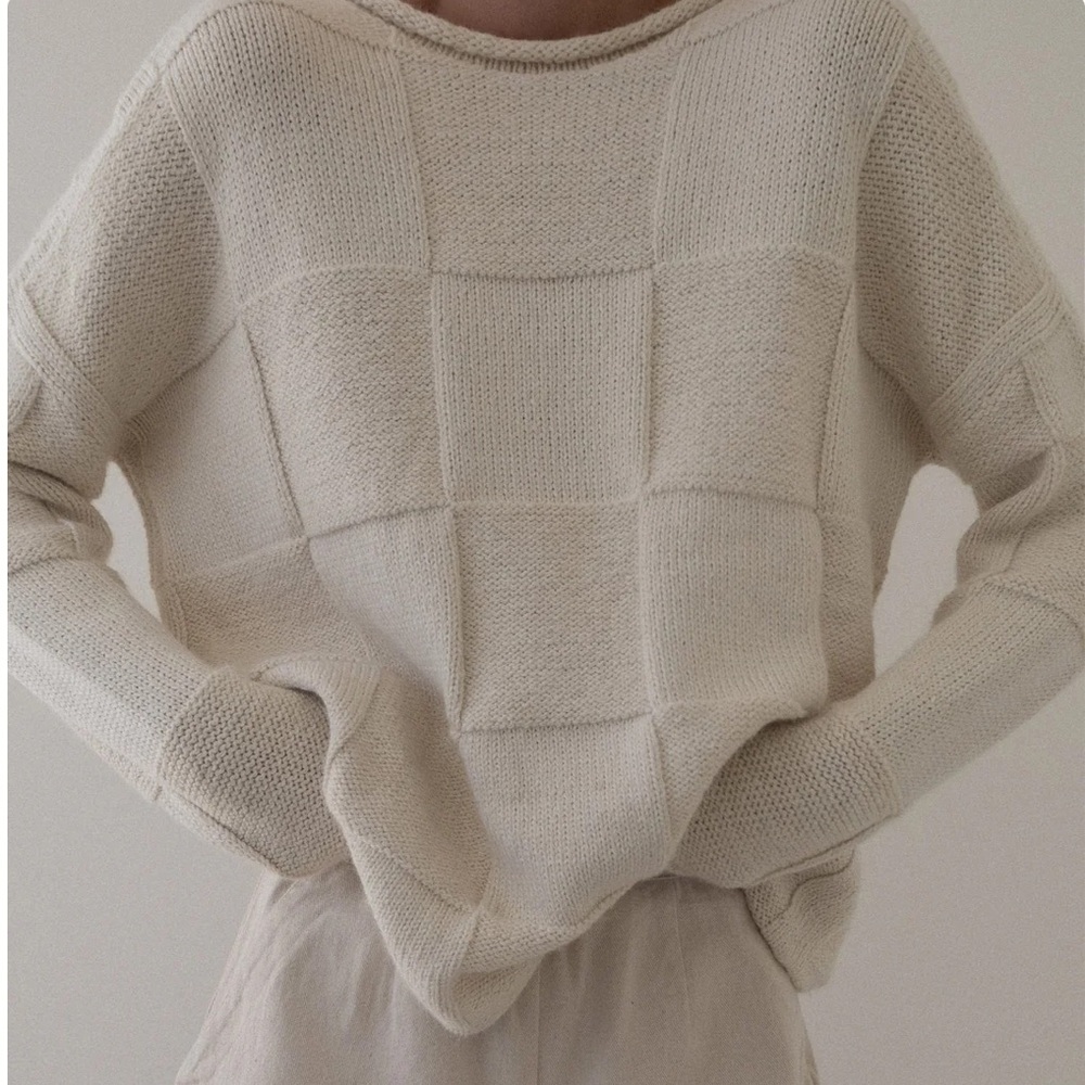 Laude the Label Heritage Basketweave Sweater